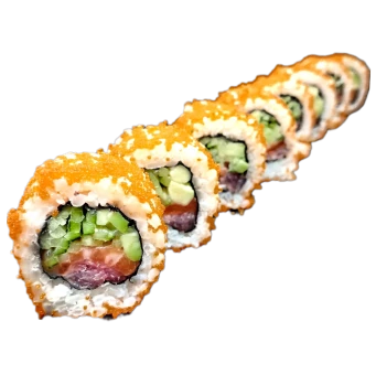 Замовити Смачні роли у Харкові Каліфорнія з лососем та тунцем