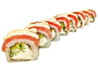 Замовити Смачні роли у Харкові Філадельфія з тунцем спайсі