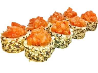 Замовити Смачні роли у Харкові Каліфорнія з лососем sweet-chili