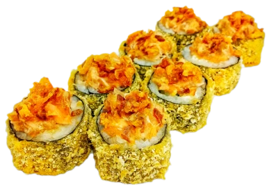 Тёплые роллы Темпура Лососевий MIX Заказать Тёплые роллы Темпура Лососевий MIX