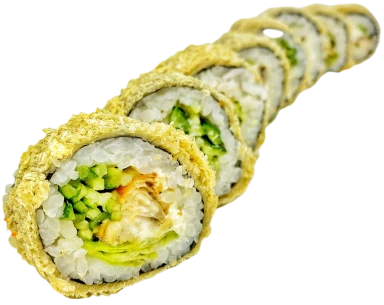 Тёплые роллы Темпура с угрём Заказать Тёплые роллы Темпура с угрём