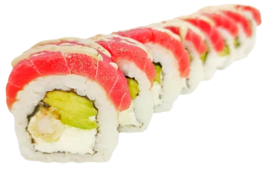 Доставка ролів у Харкові Лакшері рол з тунцем та креветкою темпура Замовити Доставка ролів у Харкові Лакшері рол з тунцем та креветкою темпура