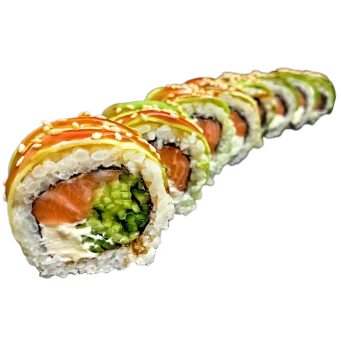 Смачні роли у Харкові Філадельфія авокадо з лососем Замовити Смачні роли у Харкові Філадельфія авокадо з лососем