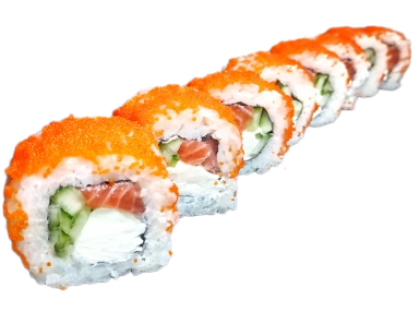 Смачні роли у Харкові Каліфорнія з лососем Замовити Смачні роли у Харкові Каліфорнія з лососем