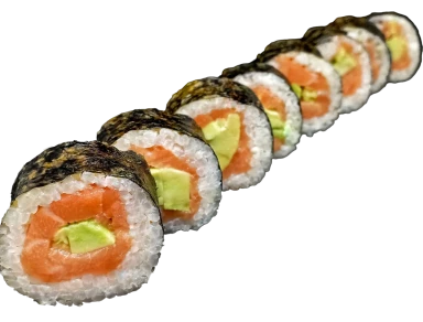 Замовити Смачні роли у Харкові Макі з лососем та авокадо