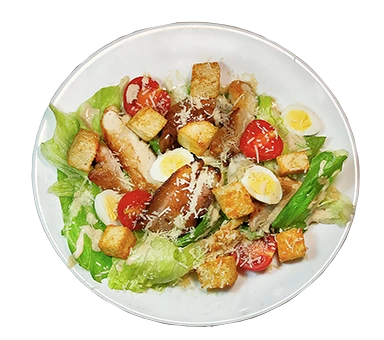 Салати Цезар з куркою Замовити Салати Цезар з куркою