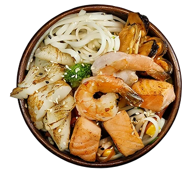 WOK Удон з морепродуктами Замовити WOK Удон з морепродуктами