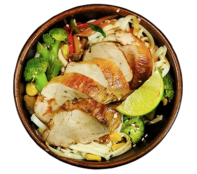 Доставка еды Харьков Удон со свининой Заказать Доставка еды Харьков Удон со свининой