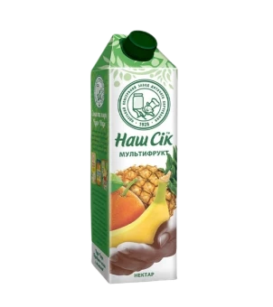 Замовити Напої Наш Сік Мультифрукт 0,9л