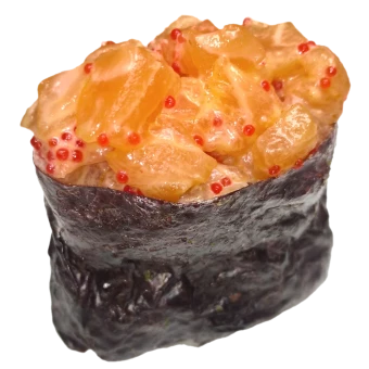 Заказать Доставка суши Харьков Гункан с лососем спайси