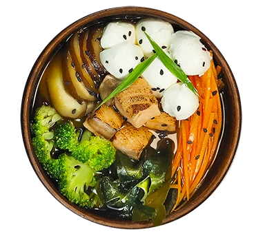 Суп Місо з лососем