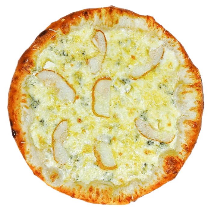 Доставка піци у Харкові 4 сира з грушею Замовити Доставка піци у Харкові 4 сира з грушею з доставкою